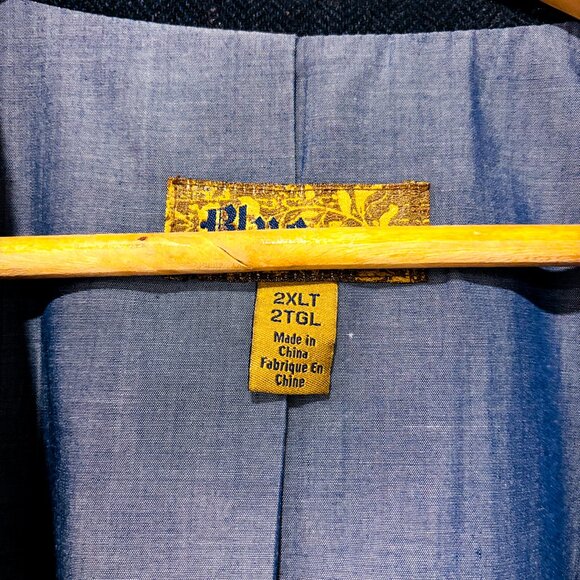 PRONTO UOMO Navy wool blend blazer | Classic tailored mens jacket | 2XL * - Picture 6 of 7